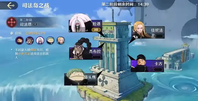 航海王壮志雄心司法岛怎么打,司法岛通关技巧介绍
