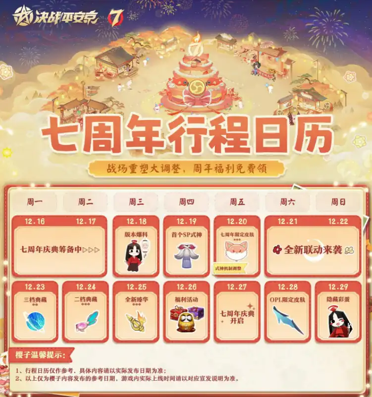 决战平安京七周年庆介绍,决战平安京七周年庆有什么