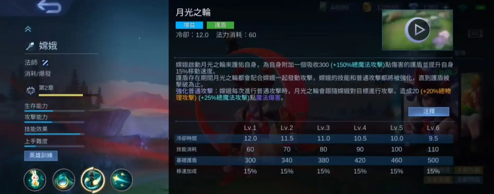 决胜巅峰嫦娥怎么玩,决胜巅峰嫦娥技能效果详解,决胜巅峰