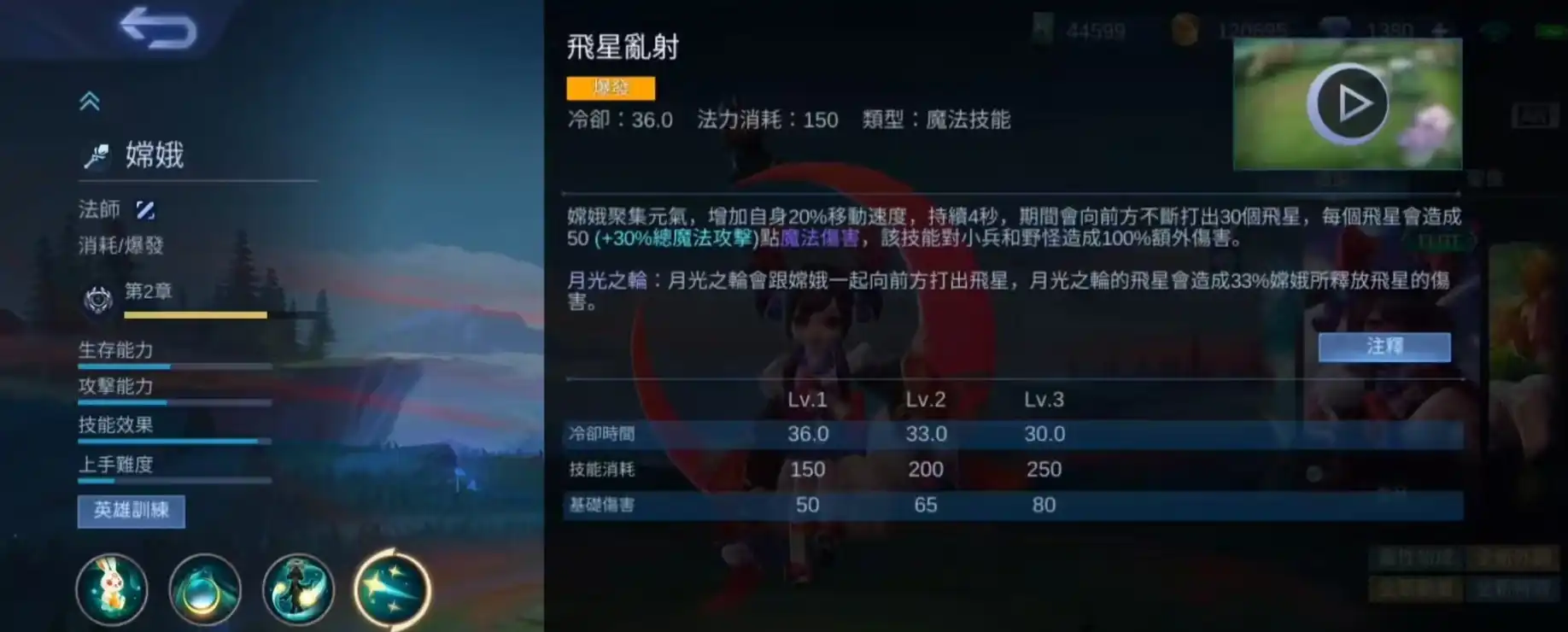 决胜巅峰嫦娥怎么玩,决胜巅峰嫦娥技能效果详解,决胜巅峰