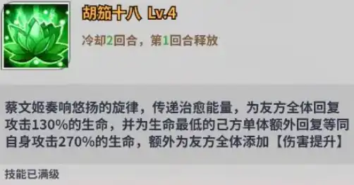 天下争霸三国志蔡文姬强度如何,天下争霸三国志蔡文姬强度分析