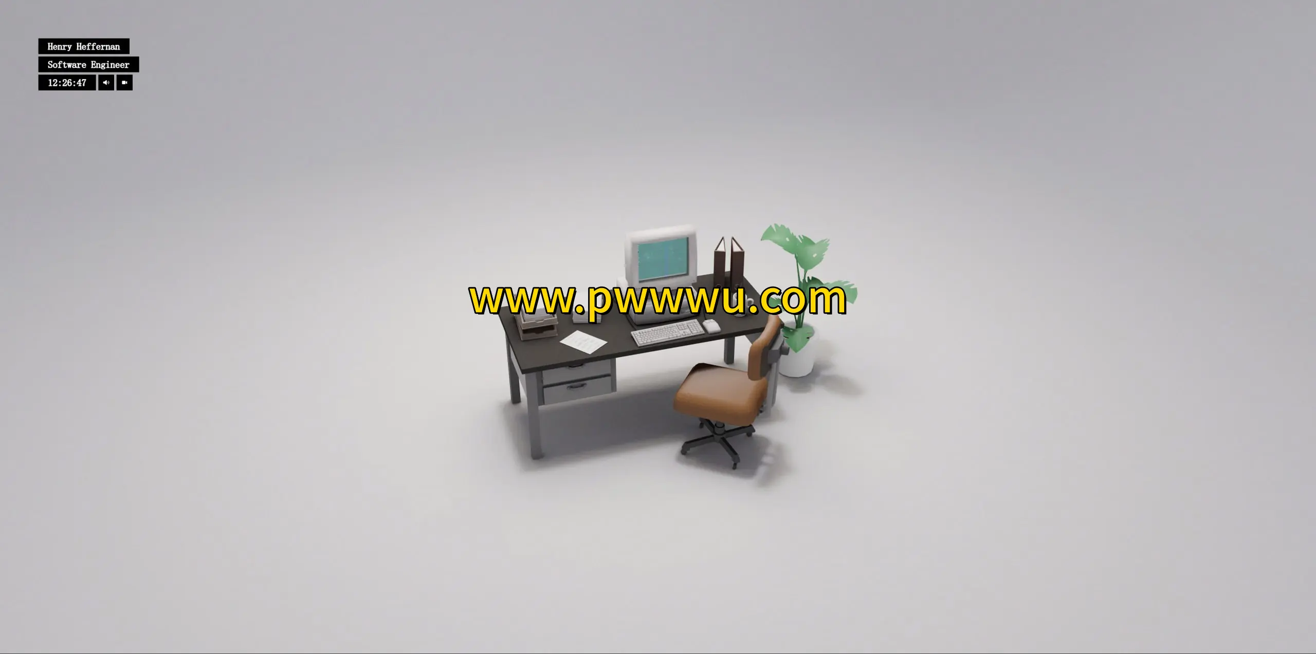 3D网站分享亨利赫弗南个人网站在线玩毁灭战士和趣味小游戏-泡玩网