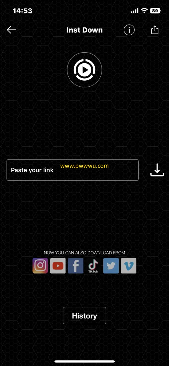 iOS免费APP InstDown 支持多平台视频图片下载与编辑