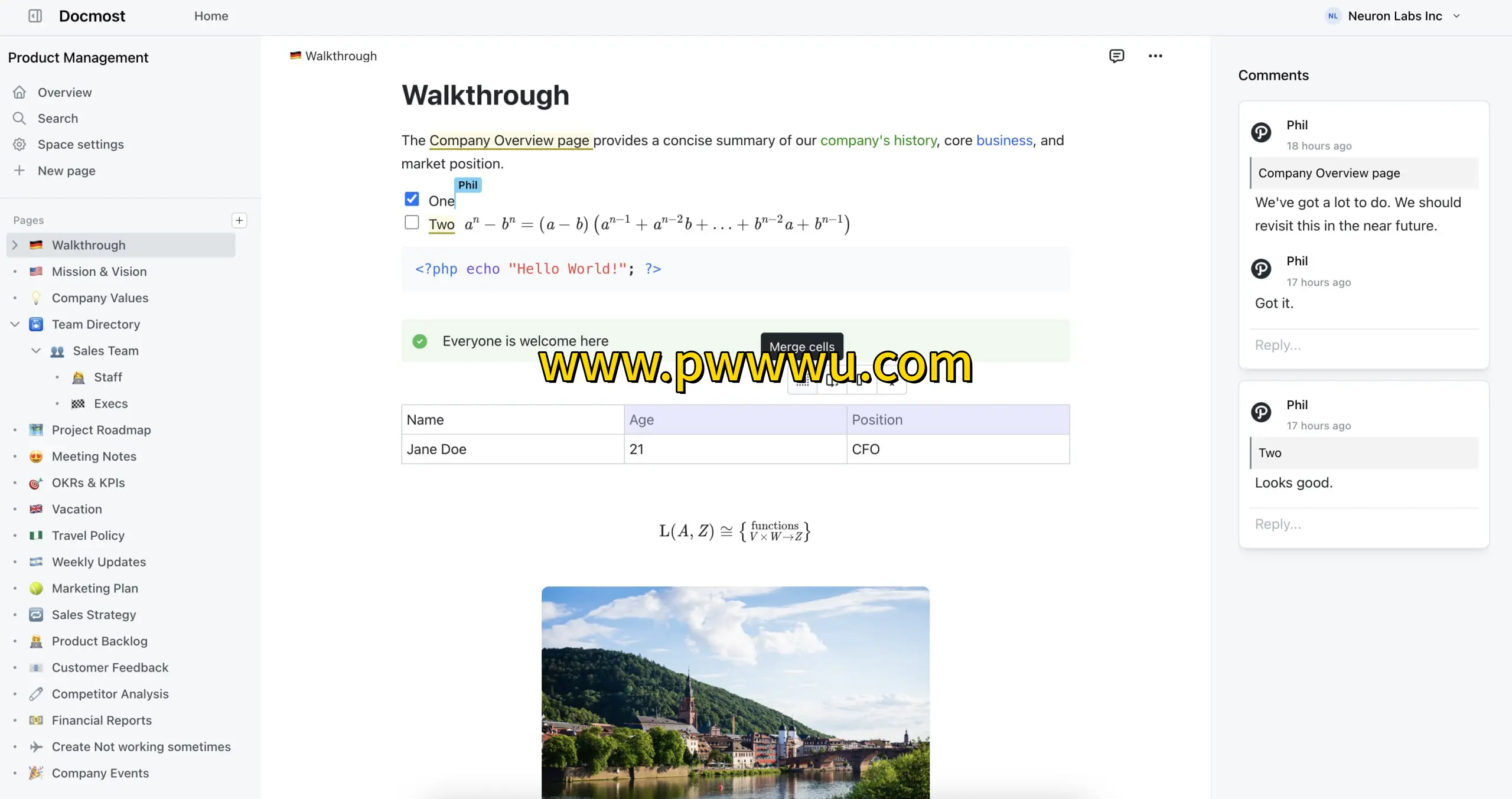 开源Wiki工具Docmost团队知识管理与在线协作文档应用分享