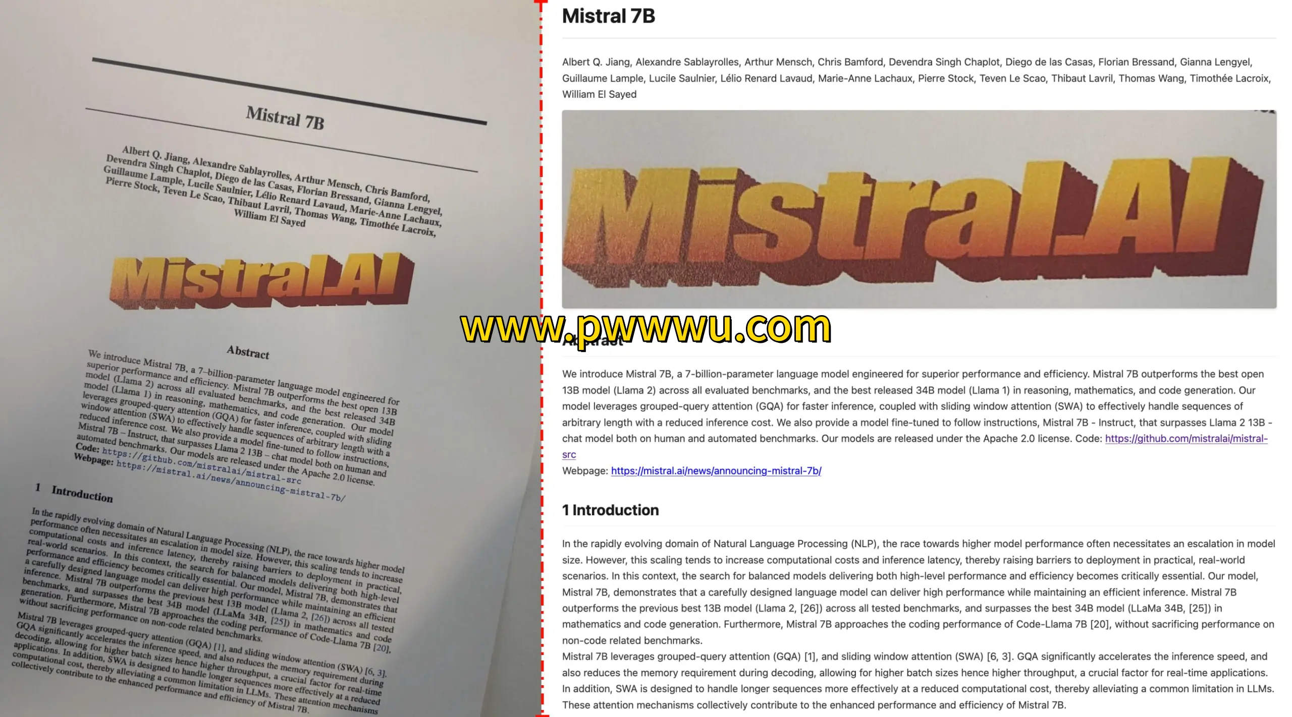 Mistral AI发布全球最强OCR API 每千页解析仅需1美元 支持表格公式不规则PDF等复杂文档识别-泡玩网