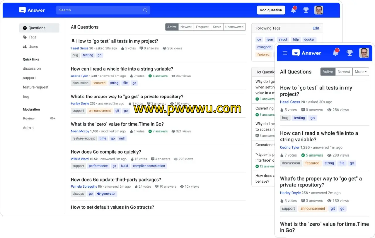 开源建站论坛Apache Answer搭建团队问答平台与知识库-泡玩网