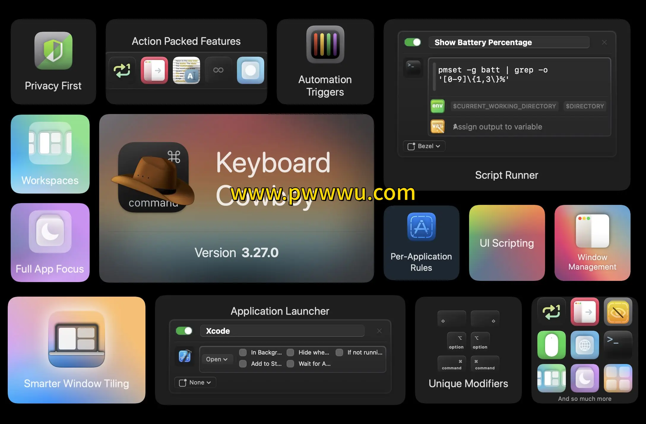 macOS自动化工具Keyboard Cowboy键盘牛仔下载使用分享