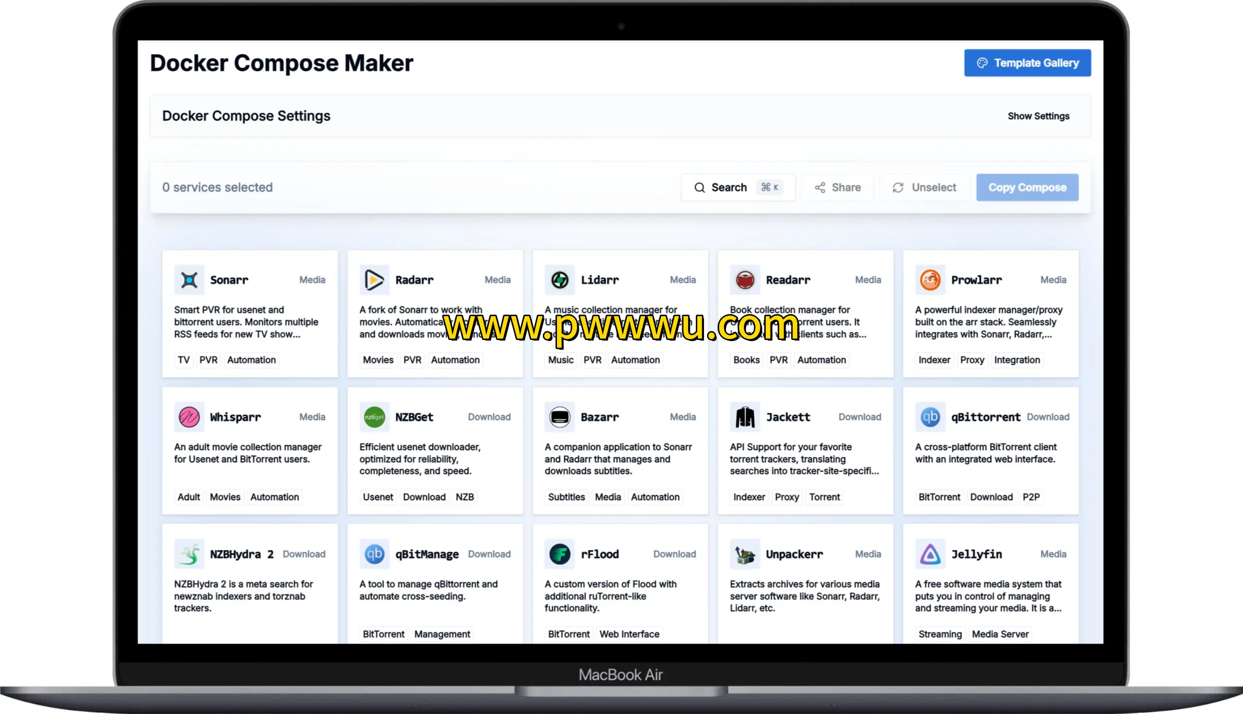 DCM Docker Compose配置文件一键生成建站指南-泡玩网