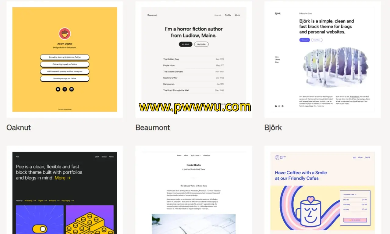 瑞典设计师Anders Noren免费WordPress主题简约设计博客建站资源分享-泡玩网