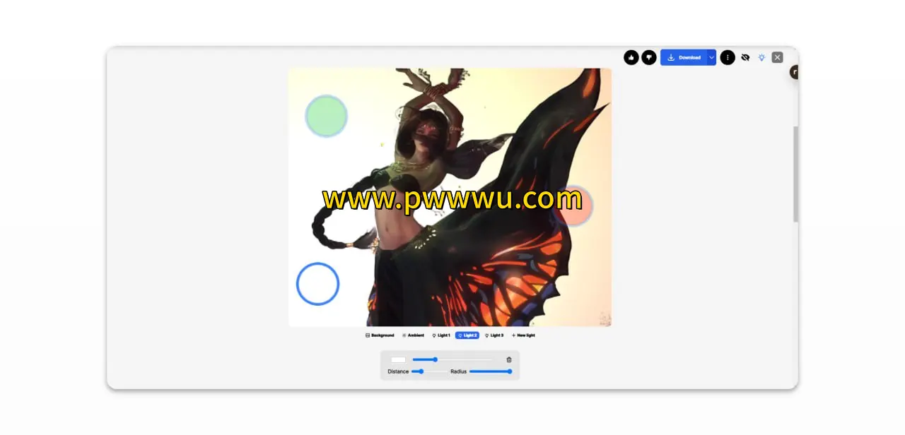 ClipDrop Relight在线图像打光工具使用教程人像抠图与背景调色技巧