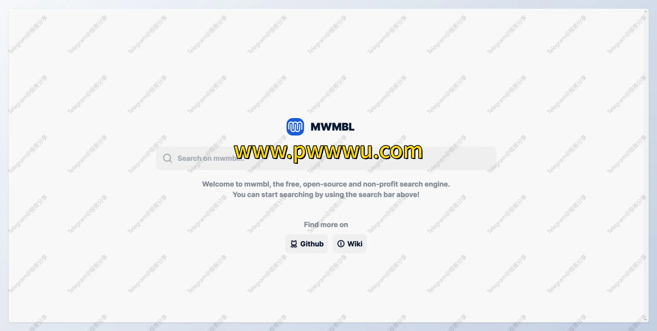 MWMBL 开源非盈利搜索引擎 Python实现无广告免费高速搜索-泡玩网