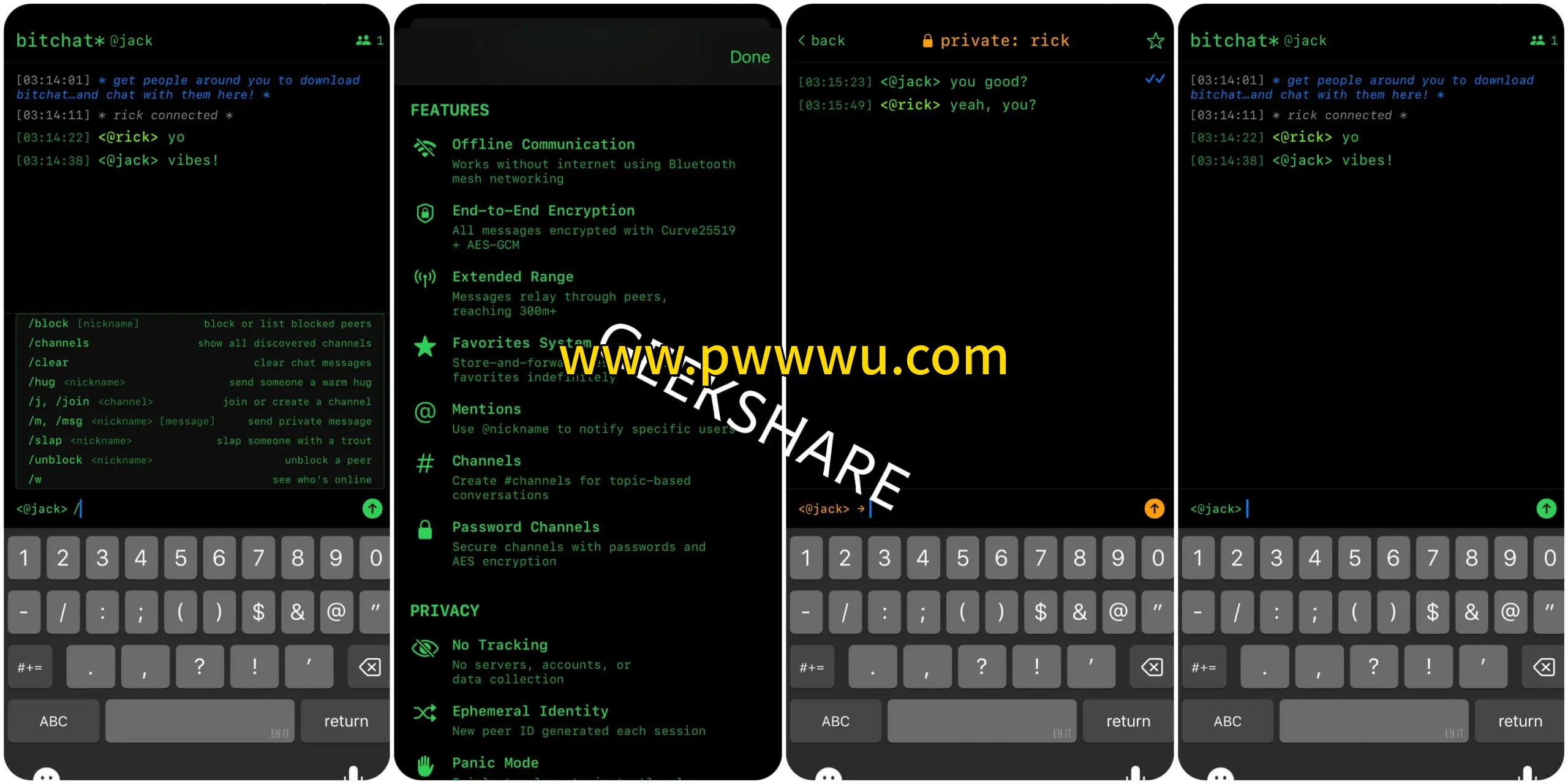 Bitchat 去中心化蓝牙加密通讯工具无需网络保护隐私-泡玩网