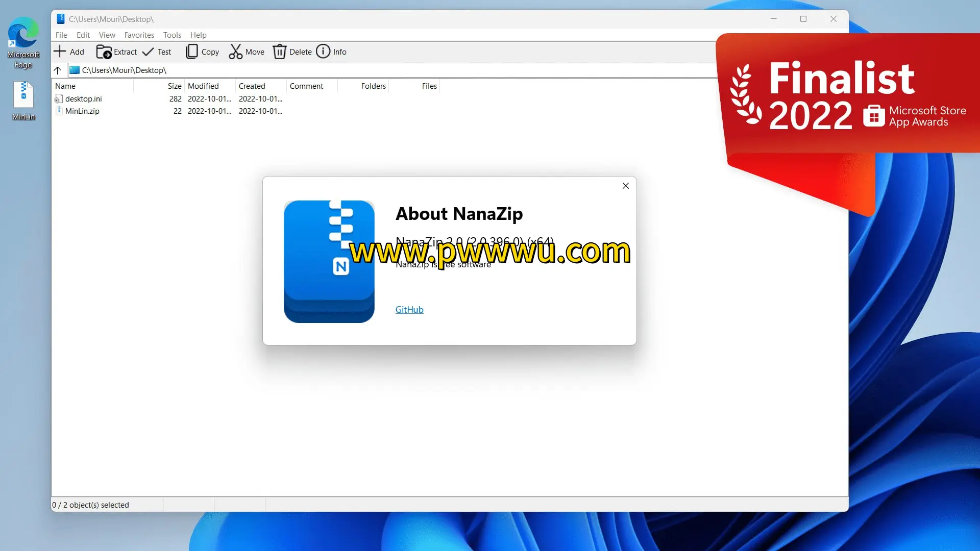 开源Windows压缩工具NanaZip分享图书文件压缩体验-泡玩网
