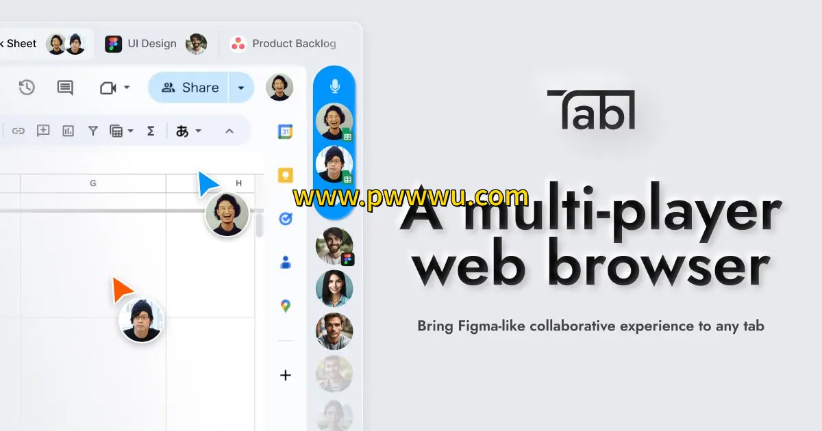 Tabl 支持多人协作的浏览器让团队共享网页如同Figma般流畅-泡玩网