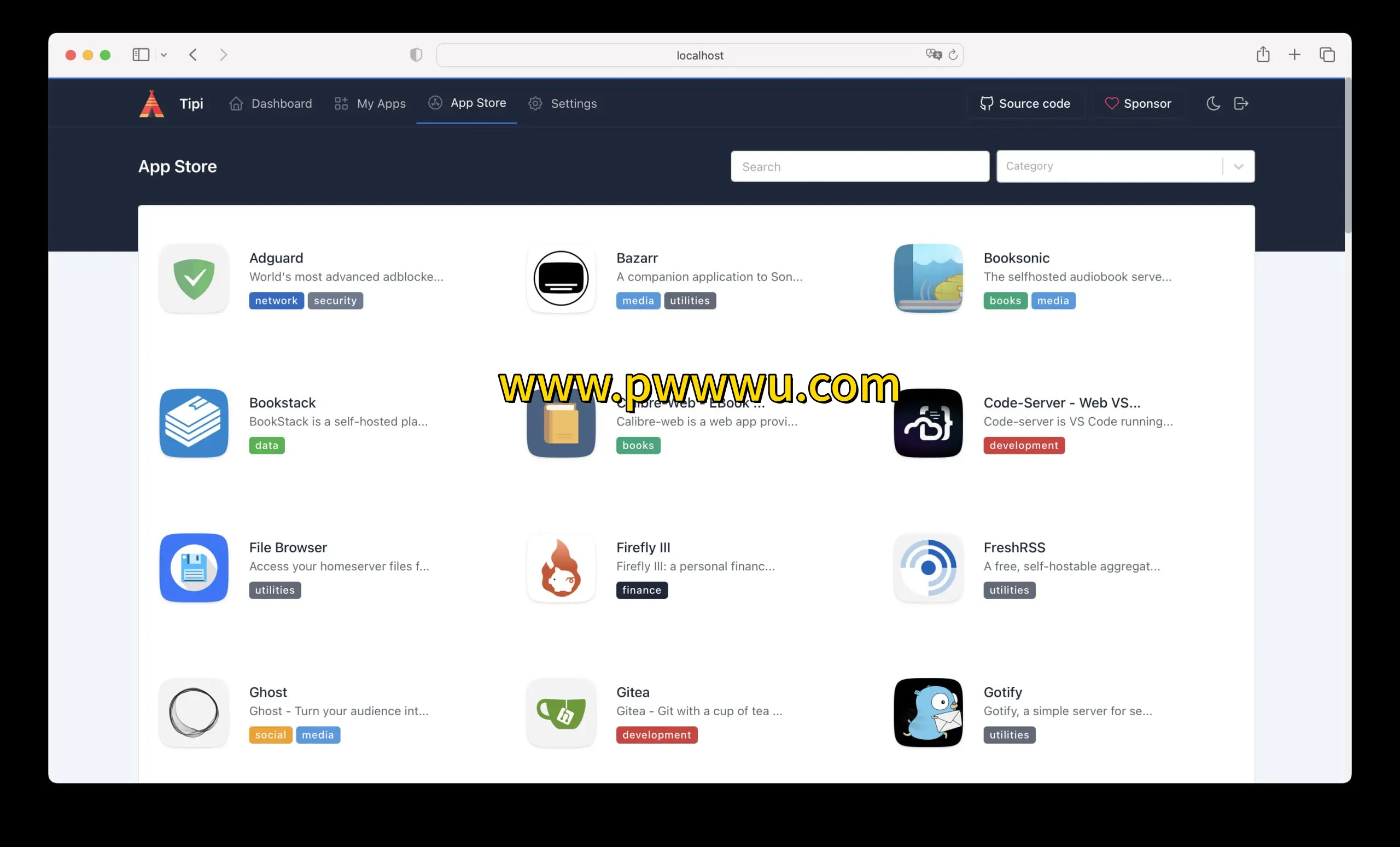 开源建站工具一键安装270个应用服务器部署方案分享-泡玩网