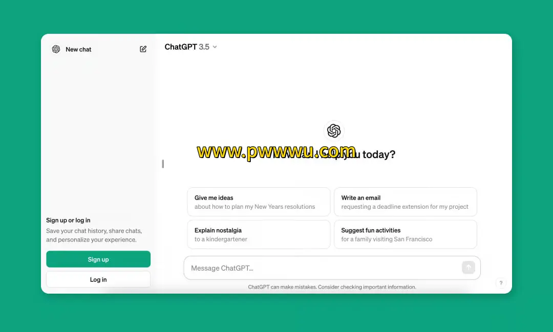 ChatGPT 3.5免登录使用 OpenAI宣布支持直接体验人工智能内容总结