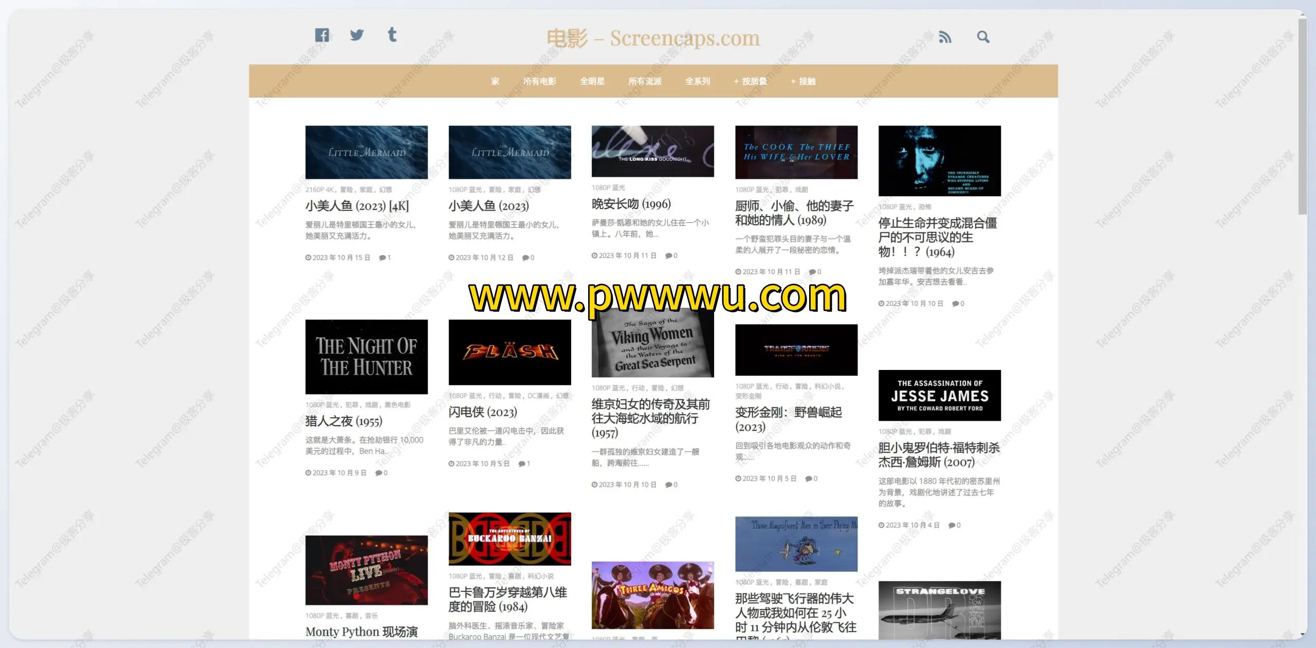 电影截图壁纸网站推荐 Movie Screencaps FilmGrab 高清海报资源下载
