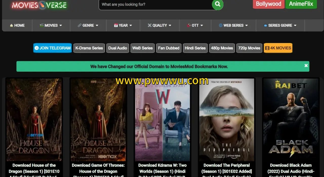 海外高清影视资源下载站MoviezVerse与字幕猫免费字幕分享-泡玩网