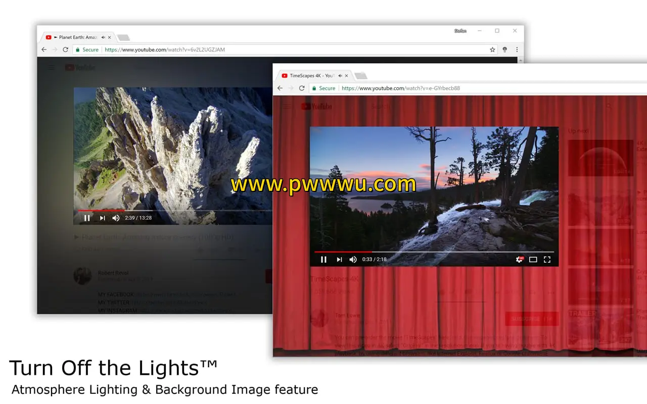 关灯看视频浏览器插件分享视频优化与氛围照明功能详解
