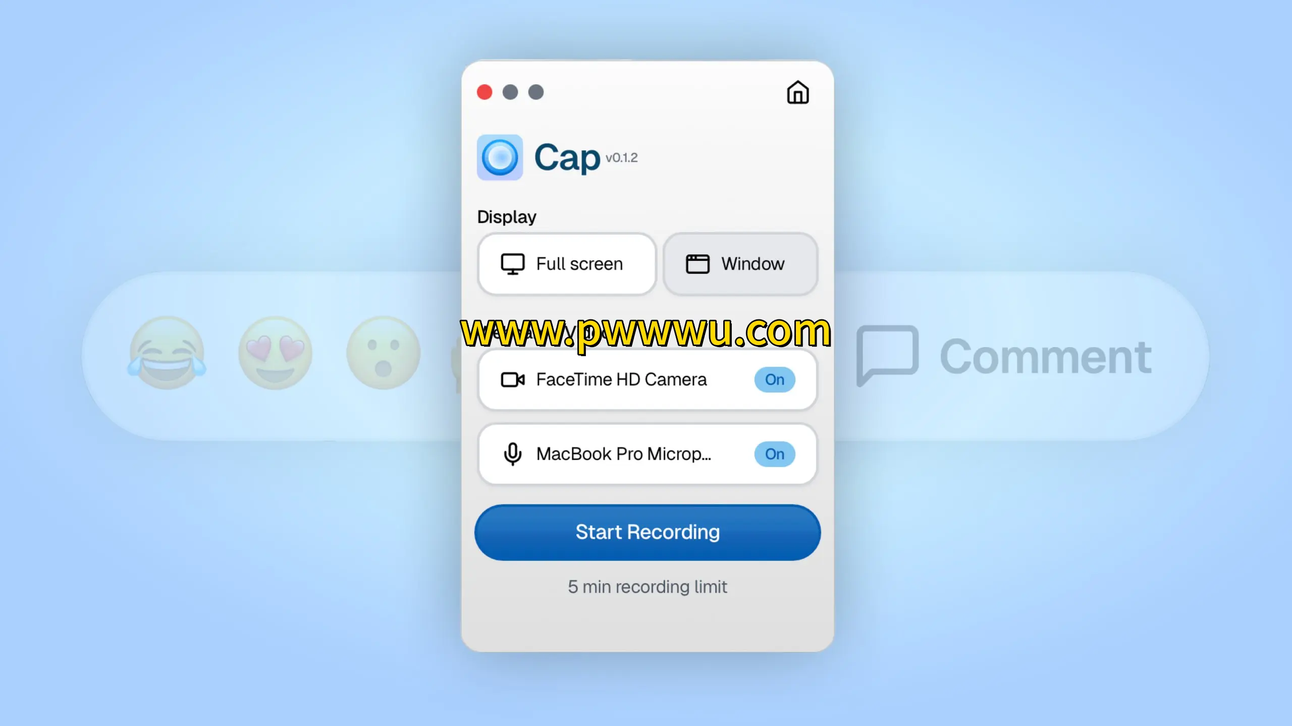 开源录屏工具Cap替代Loom支持录制后分享链接查看-泡玩网