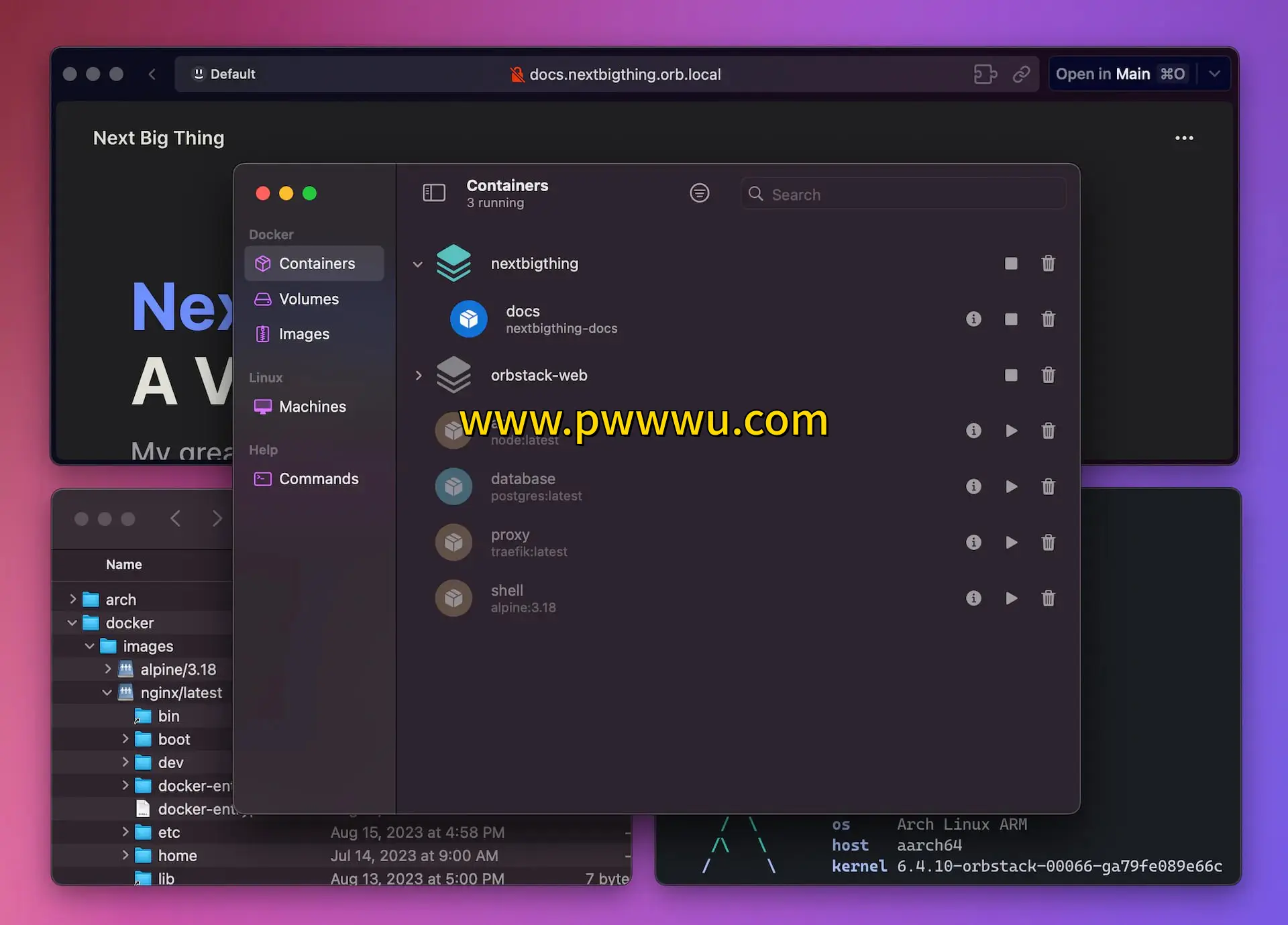 OrbStack 在 MacOS 上快速运行 Docker 和 Linux 的轻量级工具-泡玩网