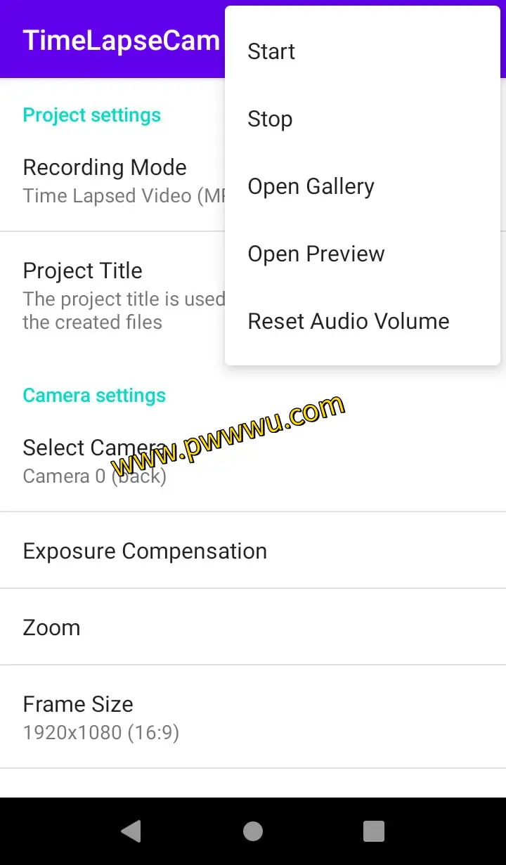 TimeLapseCamera：一款能在屏幕关闭时后台录制延时视频的工具应用