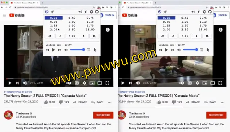 免费开源视频播放神器：Global Speed浏览器扩展，视频速度控制与多功能操作一应俱全