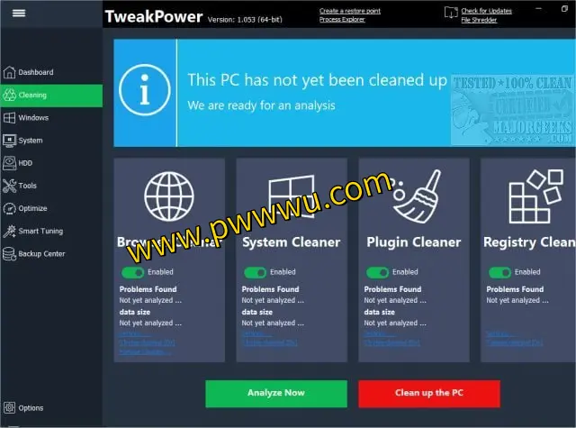 TweakPower - 多功能电脑优化工具,一键清理、备份、修复与系统监控-泡玩网
