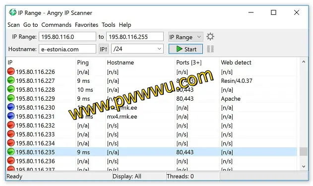 Angry IP Scanner：高效跨平台网络扫描工具，支持端口扫描与数据导出-泡玩网