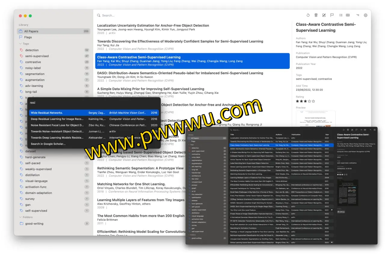 Paperlib – 开源学术文献管理工具，轻松整理与追踪研究资料
