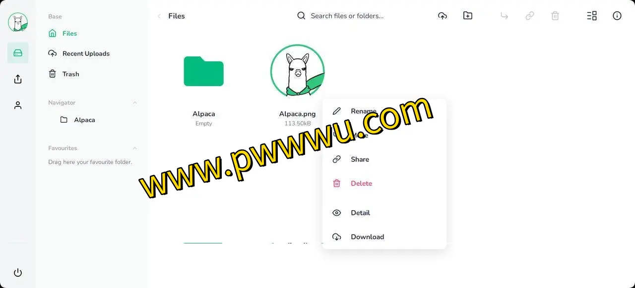 AlpacaDisk – 2T Free Cloud Storage for Sharing Book Files Below 100MB