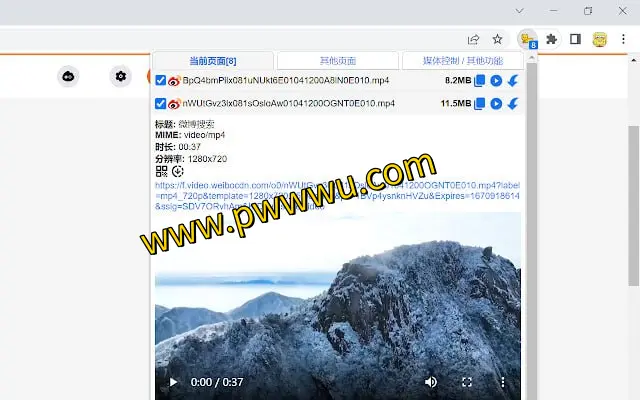 猫抓插件：轻松嗅探网页视频资源，支持主流浏览器M3U8下载与合并-泡玩网