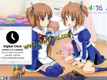 全面功能Windows桌面数字时钟：Digital Clock 4，支持插件计时与自动关机-泡玩网