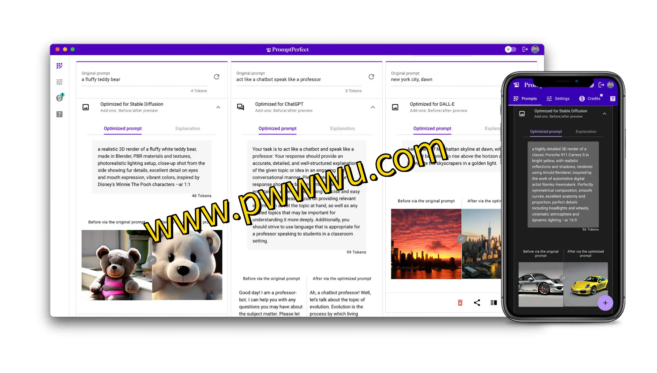 PromptPerfect:专为LLM和LM设计的提示优化器,提升ChatGPT、GPT-3.5等模型效果-泡玩网