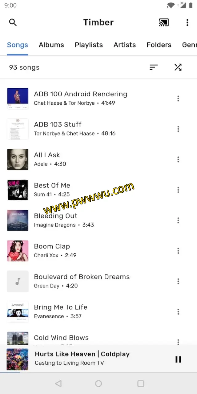 TimberX:一款跨平台Material主题音乐播放器的技术分享-泡玩网