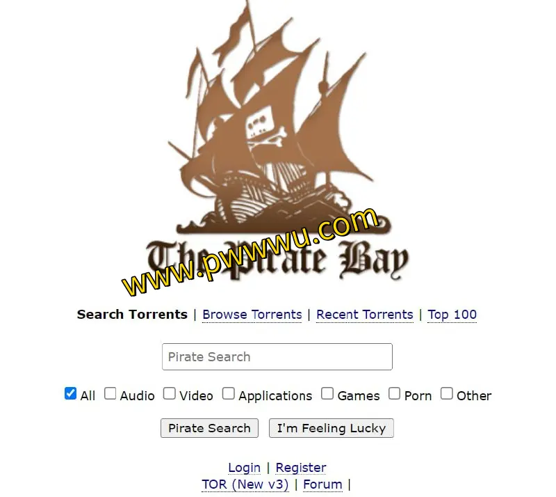 海盗湾：全球最大BT种子服务器，自由版权与热门图书文件分享-泡玩网