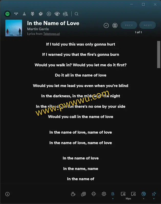 Versefy：跨平台歌词查找工具，无广告即时显示 Spotify、TIDAL、VLC 等播放器歌曲歌词-泡玩网