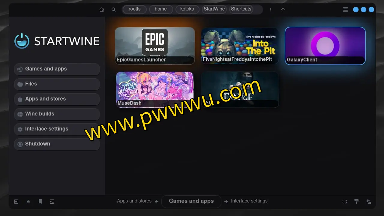 Linux 用户的福音：StartWine-Launcher 助您轻松启动 Windows 应用程序-泡玩网