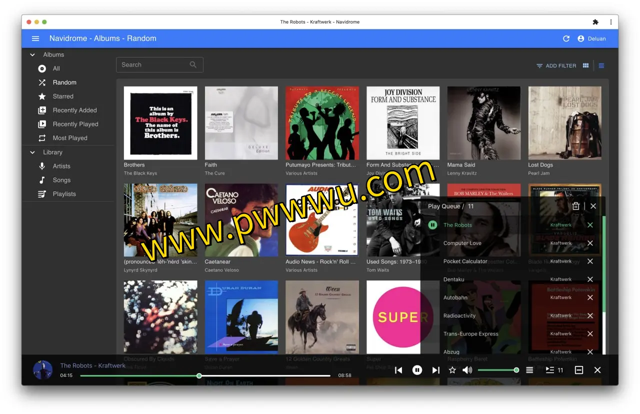 Navidrome:开源跨平台音乐播放器,支持主流格式,多语言切换,免费下载体验-泡玩网