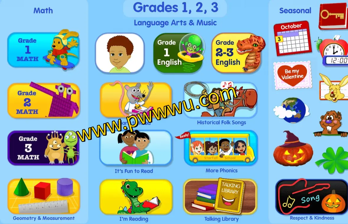 Starfall: Free Children’s English Phonics Education – From ABCs to Reading Fun
