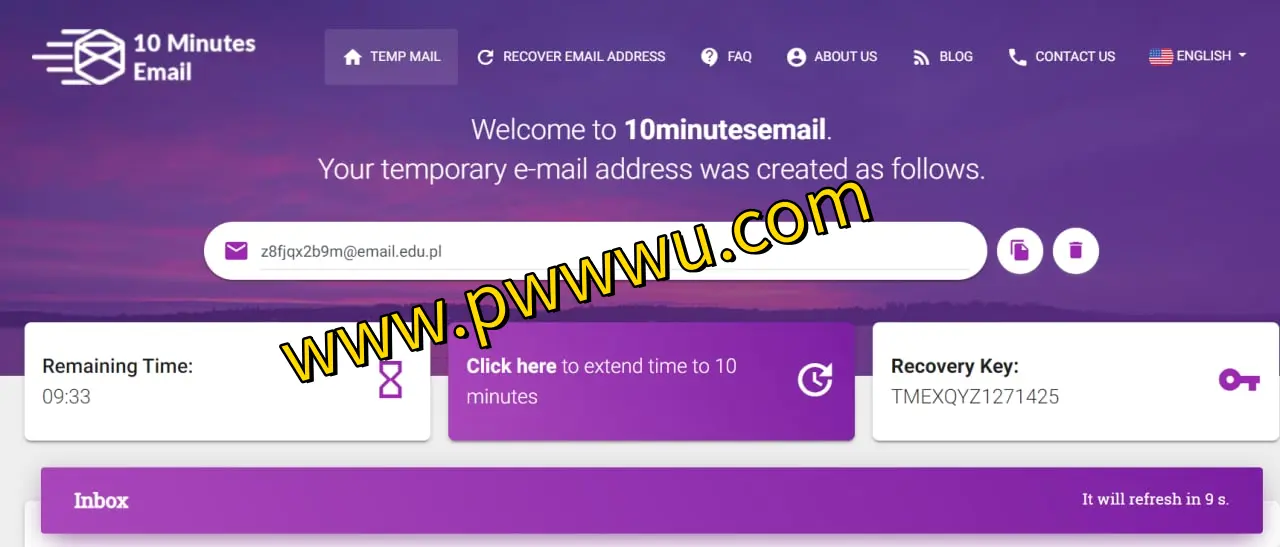 临时教育邮箱服务 - 10MinutesEmail,快速注册享教育优惠-泡玩网
