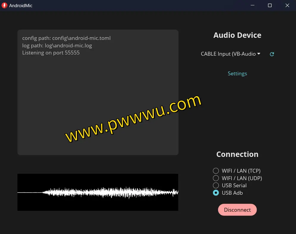 AndroidMic:将手机变PC麦克风的开源工具,支持噪声消除与音频配置-泡玩网
