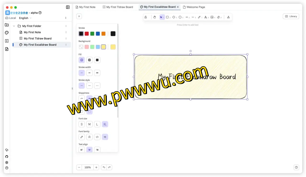 Revezone:集Excalidraw与Notion功能于一体的第二大脑构建工具-泡玩网