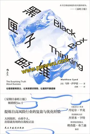 黑匣子思维PDF电子书下载励志成功书籍分享-泡玩网